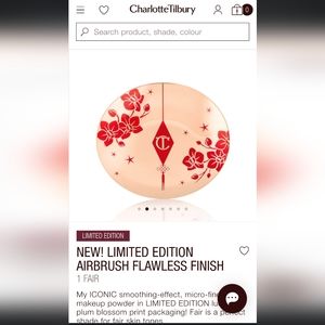 CHARLOTTE TILBURY - LIMITED EDITION AIRBRUSH FLAWESS POWDER - TRANSLUCENT